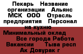 Пекарь › Название организации ­ Альянс-МСК, ООО › Отрасль предприятия ­ Персонал на кухню › Минимальный оклад ­ 28 500 - Все города Работа » Вакансии   . Тыва респ.,Ак-Довурак г.
